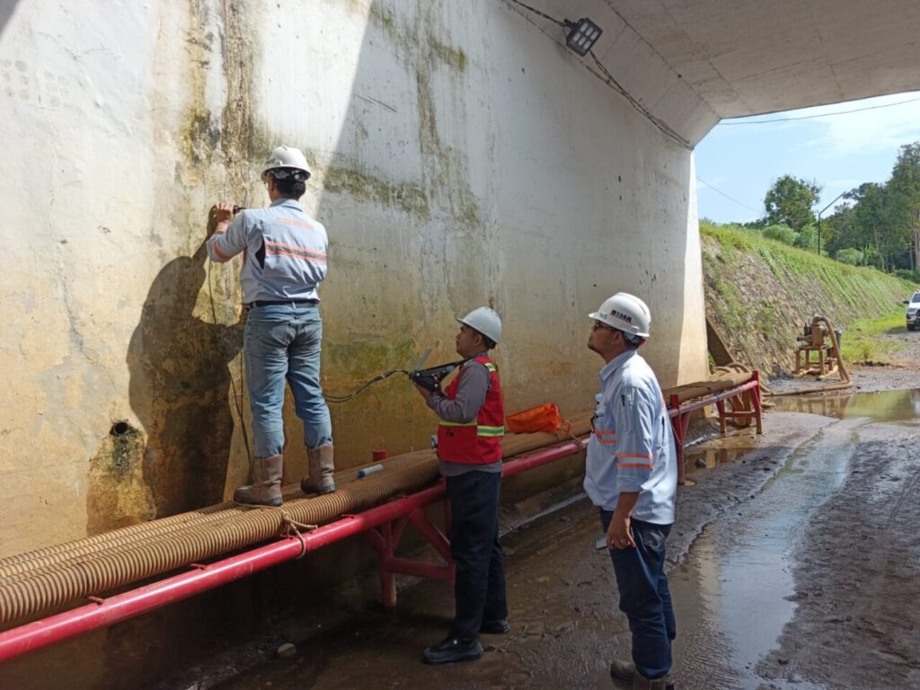 Pengujian dan pemodelan fondasi jembatan oleh Tim Anabel